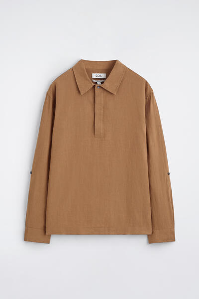 COS KIRK 長袖リネンプルオーバー