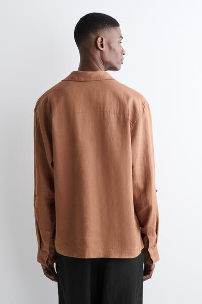 COS KIRK 長袖リネンプルオーバー