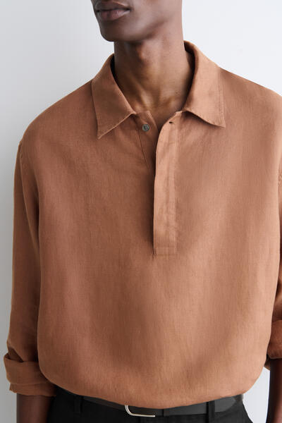 COS KIRK 長袖リネンプルオーバー