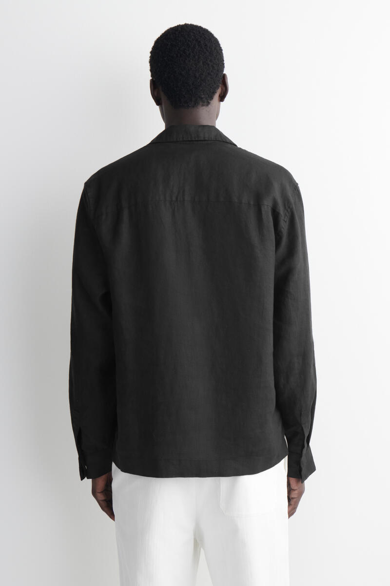 COS KIRK 長袖リネンプルオーバー