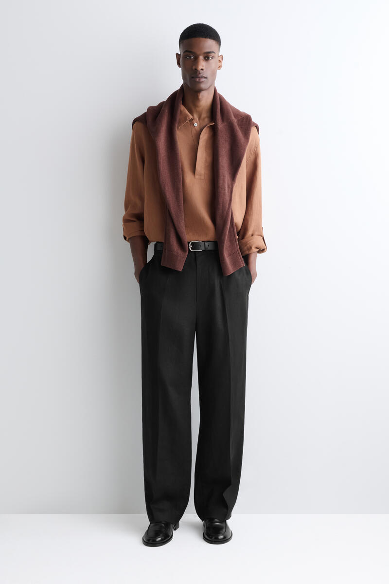 COS KIRK 長袖リネンプルオーバー