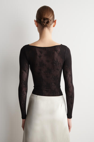 COS Brace レース長袖トップス