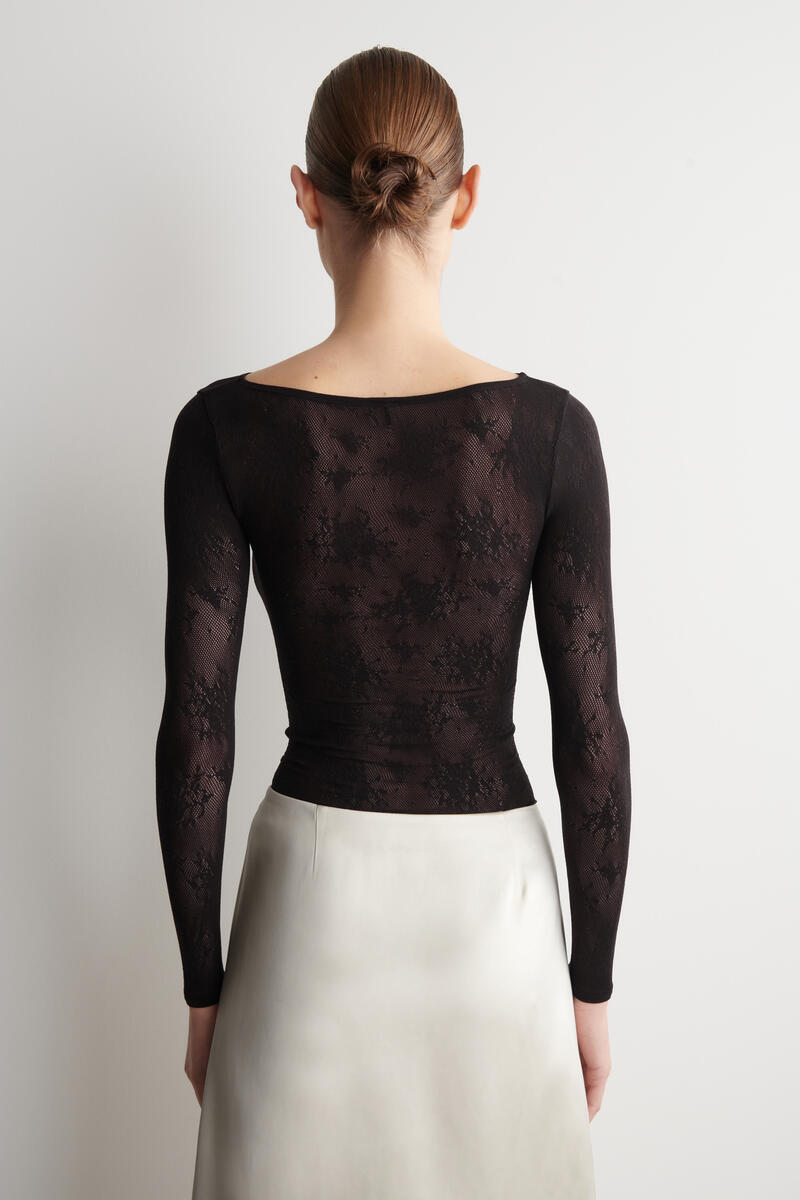 COS Brace レース長袖トップス