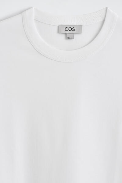 COS インターロック コットン クルーネックTシャツ