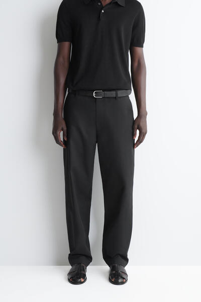 COS コットンストレートレッグチノ