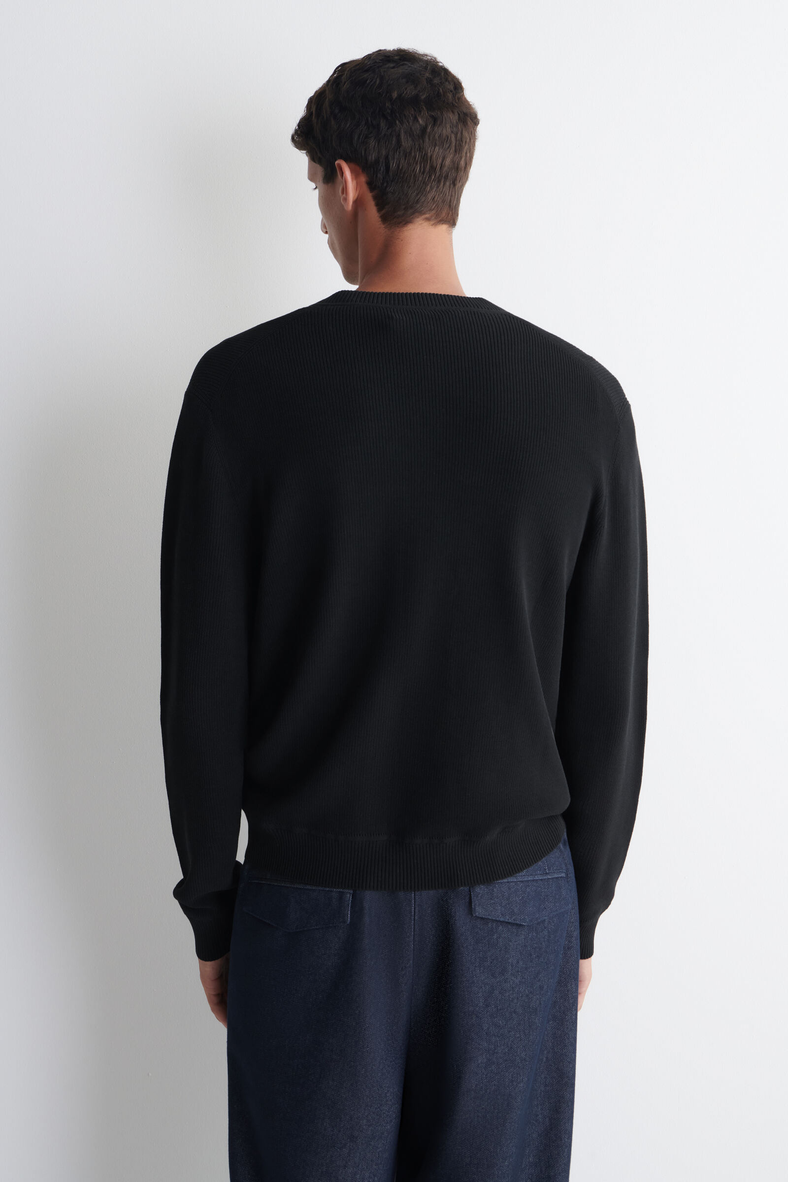 KNITTED COTTON HENLEY JUMPER ニットコットン ヘンリートップス