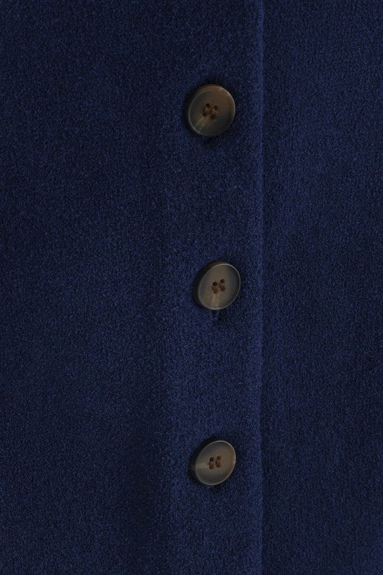 COTTON-BLEND CREPE WAISTCOAT コットンブレンド クレープ ベスト
