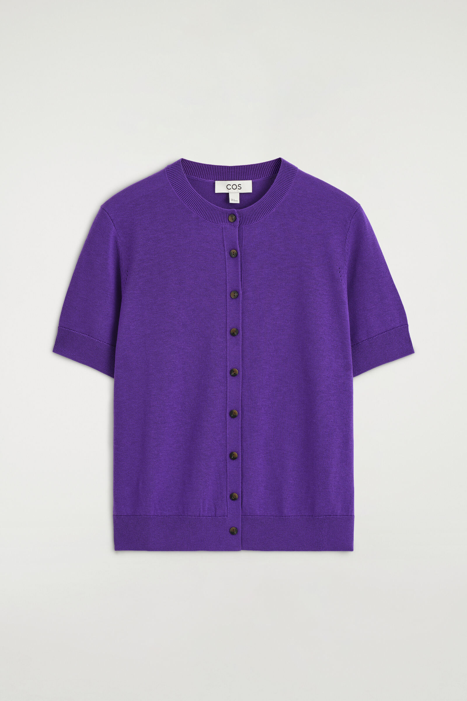 SHRUNKEN SHORT-SLEEVED CARDIGAN コンパクト ショートスリーブ