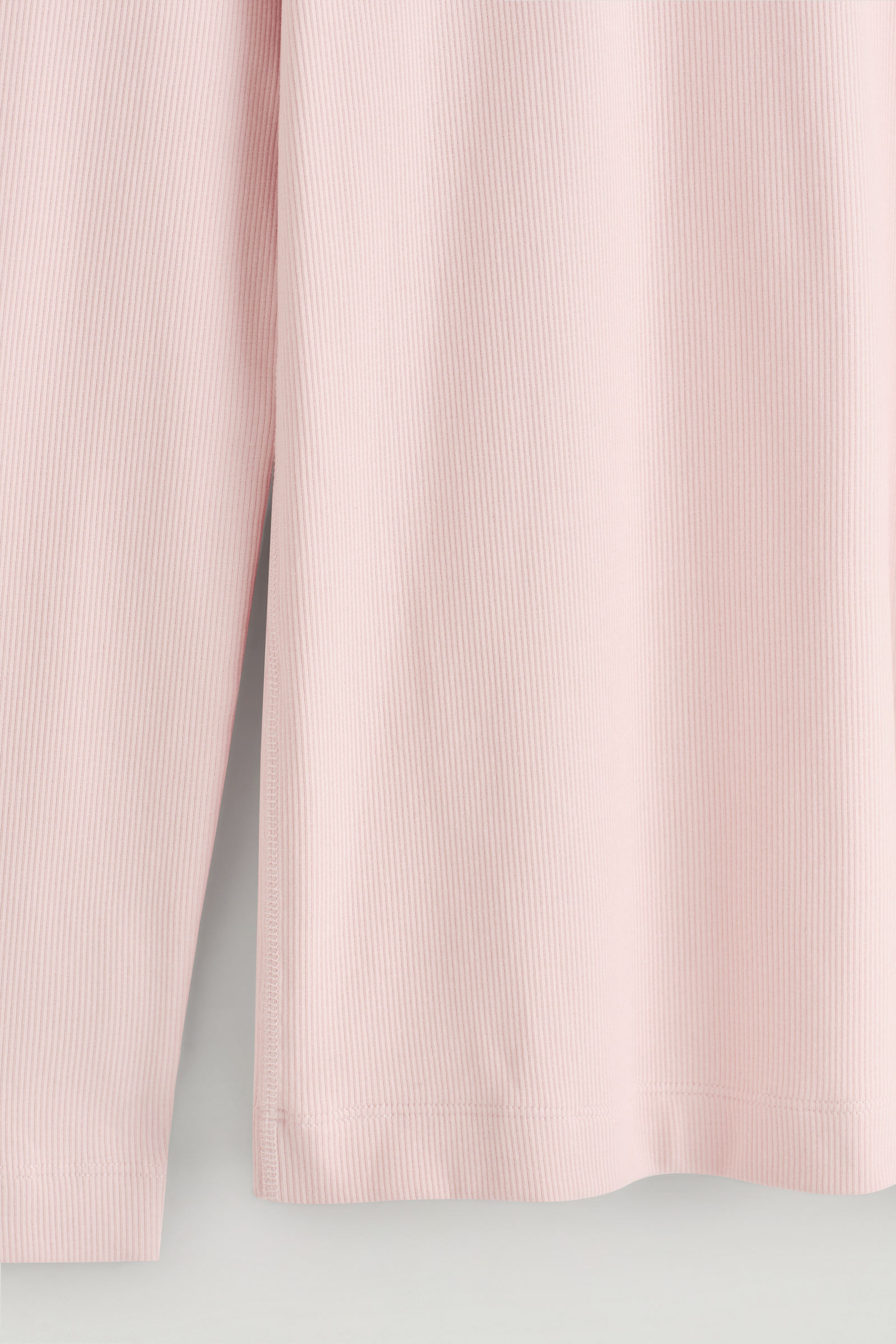 RIBBED JERSEY LONG-SLEEVED TOP リブジャージー長袖トップス