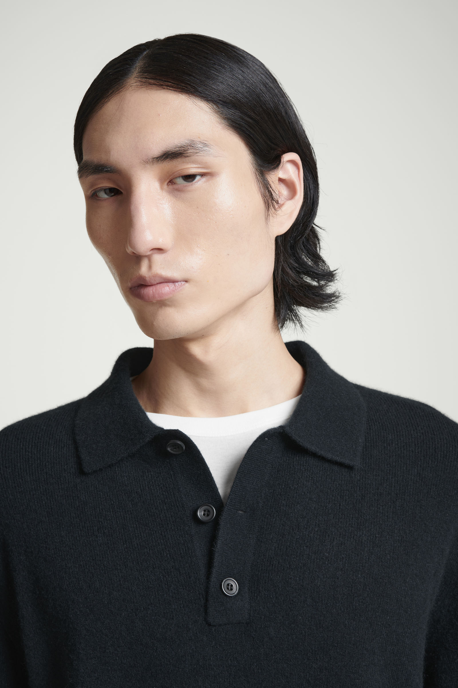 PURE CASHMERE POLO SHIRT ピュアカシミヤポロシャツ｜COS コス 公式 