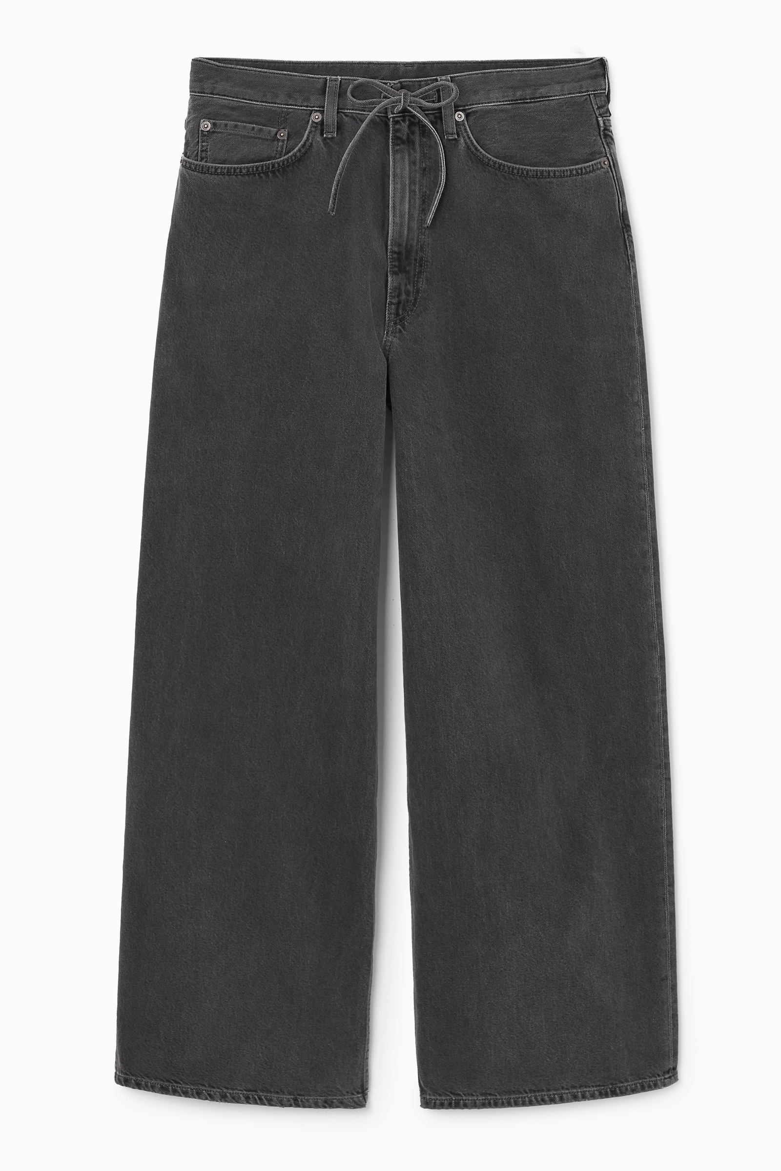 テンダリーストレッチデニム黒ウェスト〜85 tenderly