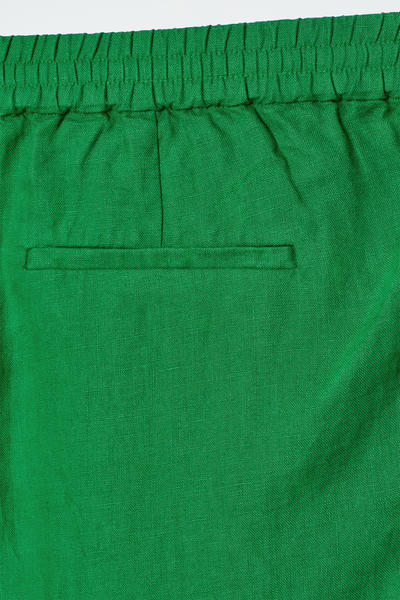 COS ワイドレッグテーラードリネンパンツ