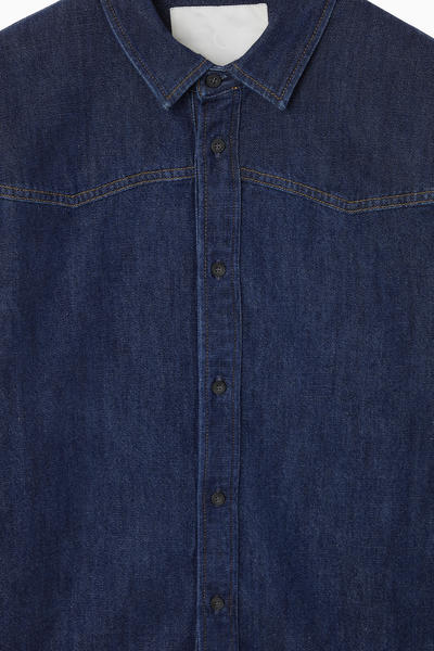 COS デニムウエスタンシャツ