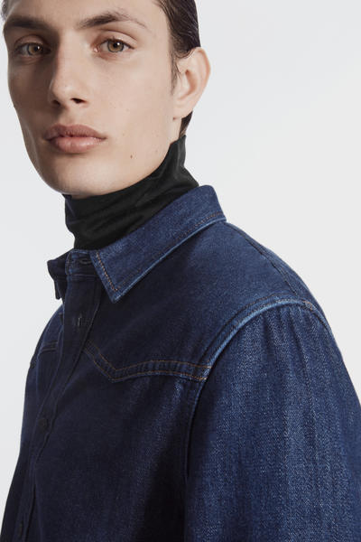 COS デニムウエスタンシャツ