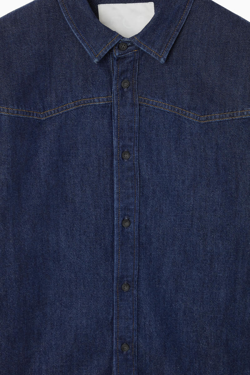 COS デニムウエスタンシャツ