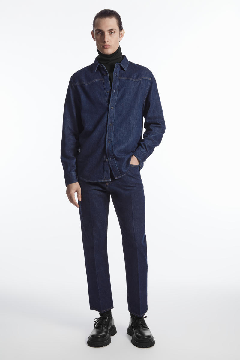 COS デニムウエスタンシャツ