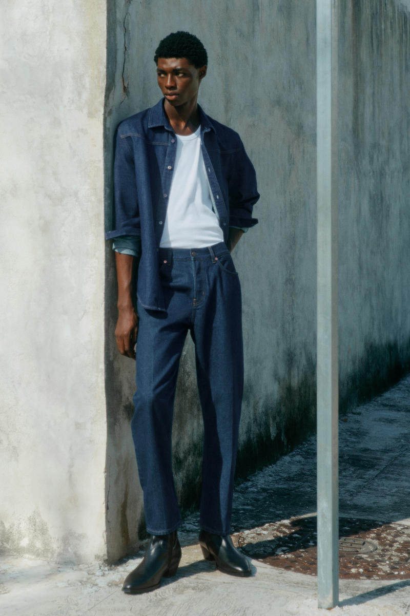 COS デニムウエスタンシャツ