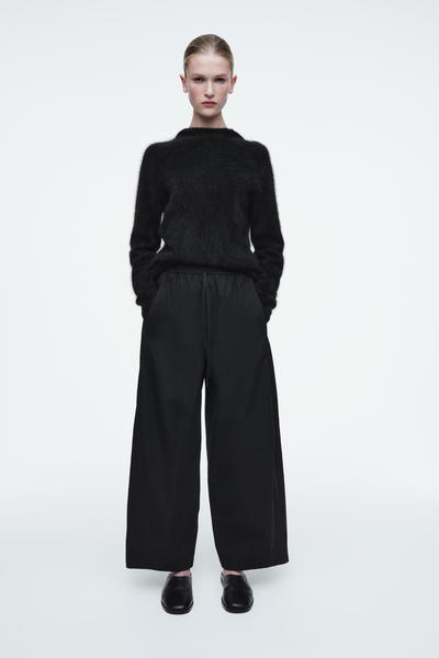 COS テクスチャードピュアカシミヤパーカー