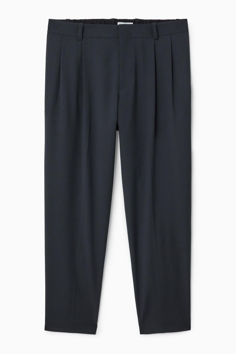 PLEATED TECHNICAL WOOL TROUSERS プリーツテクニカルウールパンツ