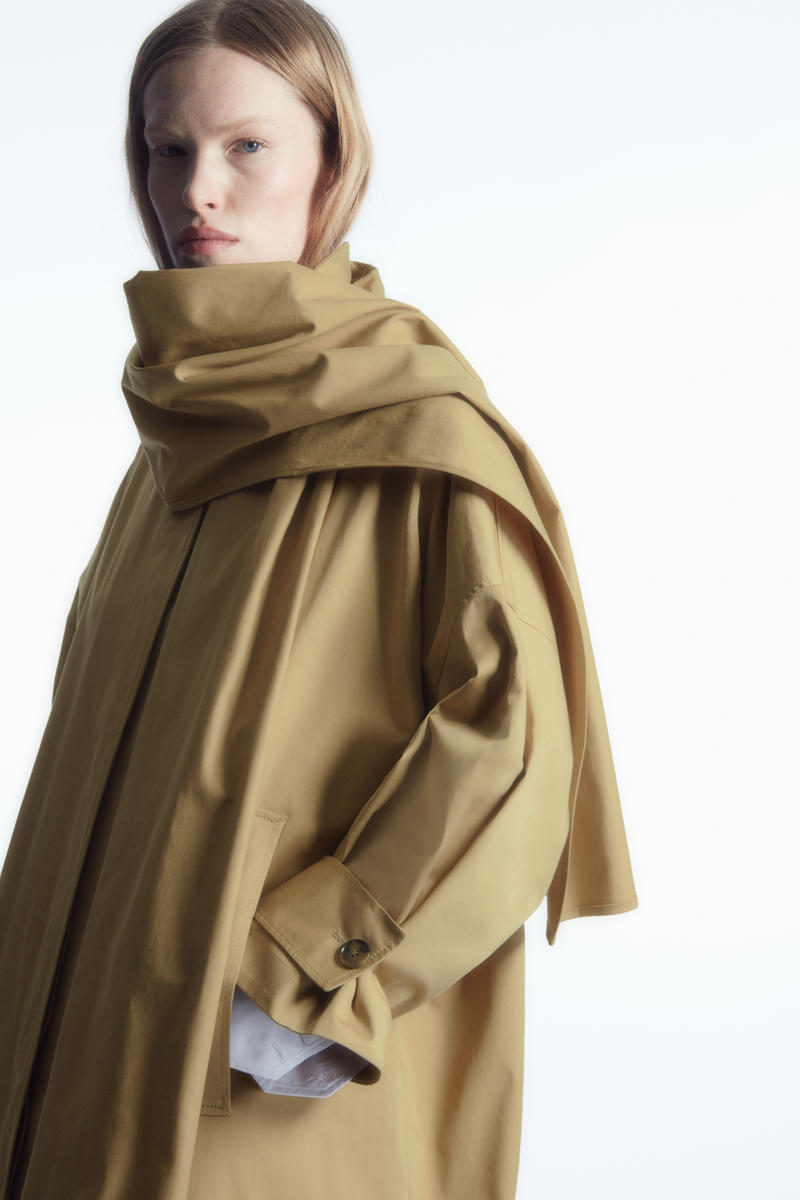 OVERSIZED SCARFDETAIL TRENCH COAT オーバーサイズスカーフディテールトレンチコート｜COS コス 公式