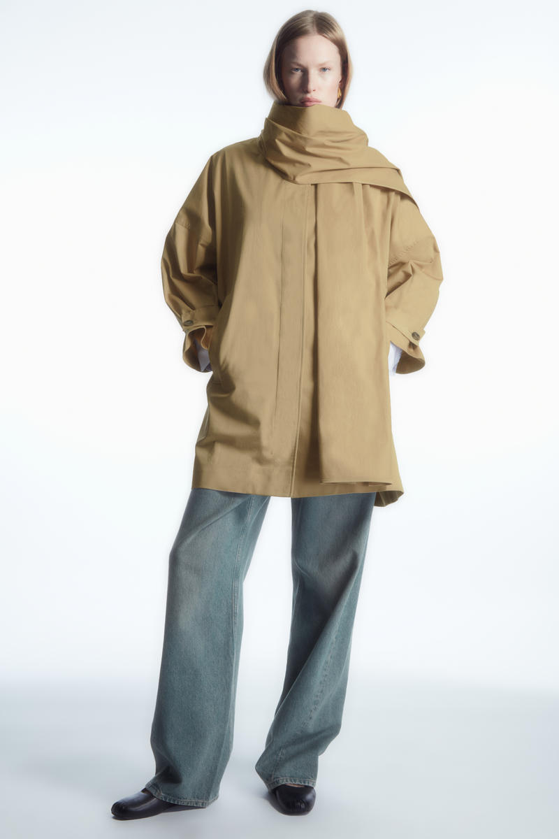 OVERSIZED SCARFDETAIL TRENCH COAT オーバーサイズスカーフディテールトレンチコート｜COS コス 公式