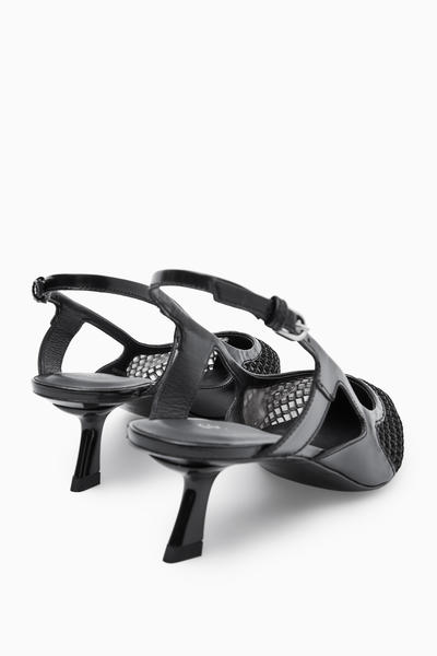 COS メッシュスリングバックヒール