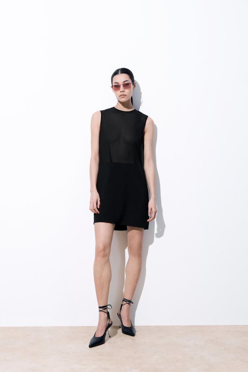 ワンピース andmary Olga offshoulder dress / black Olga offshoulder dress