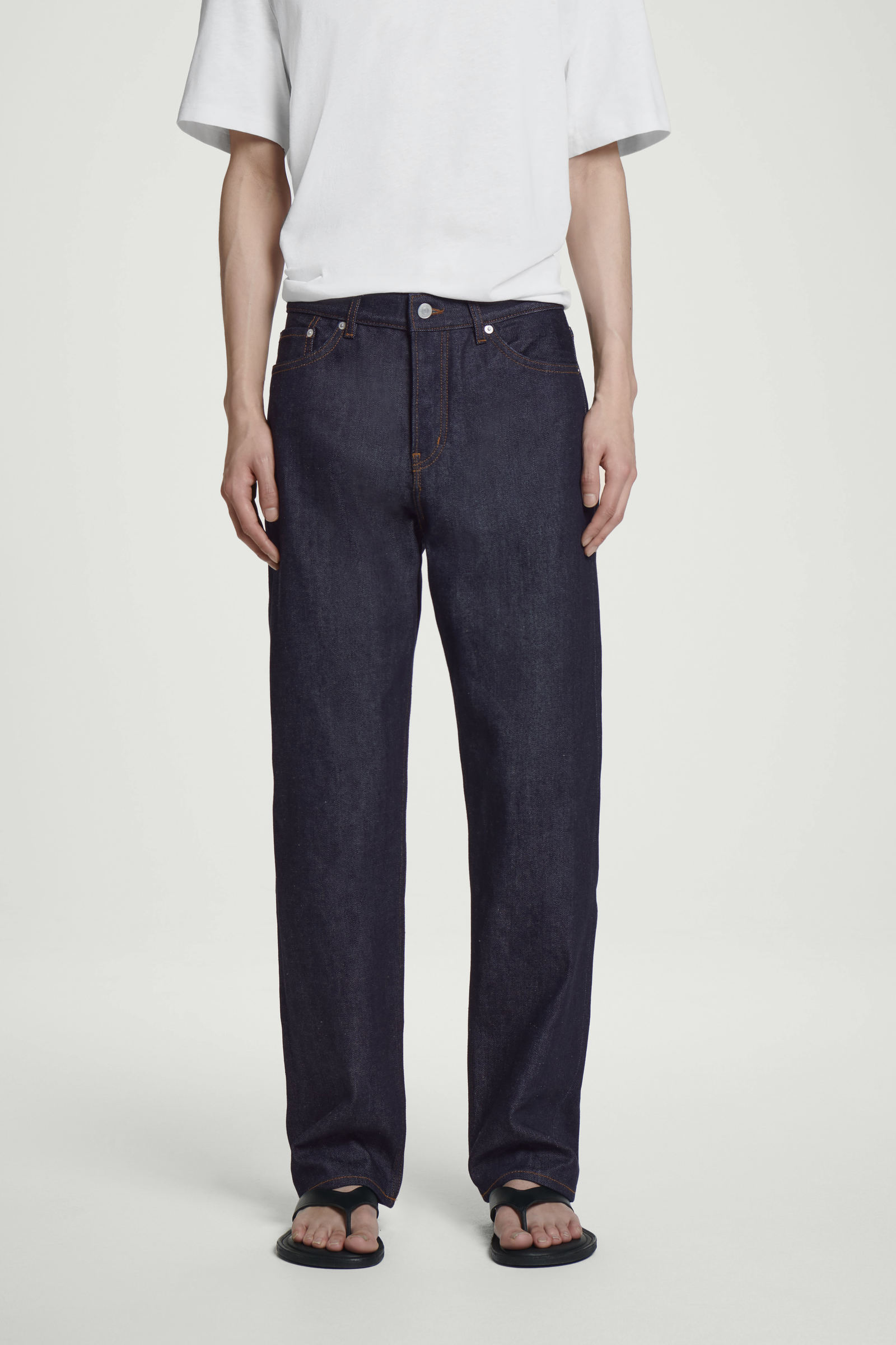 SIGNATURE RAW SELVEDGE JEANS - STRAIGHT SIGNATUREロウセルビッジ