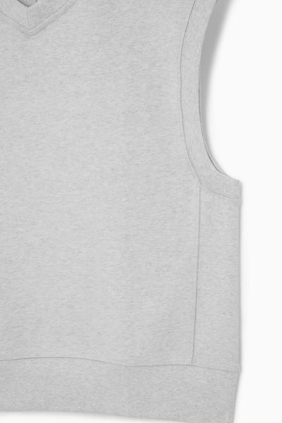 COS Vネックジャージーベスト