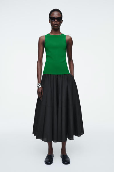 COS チューブラーニットタンクトップ