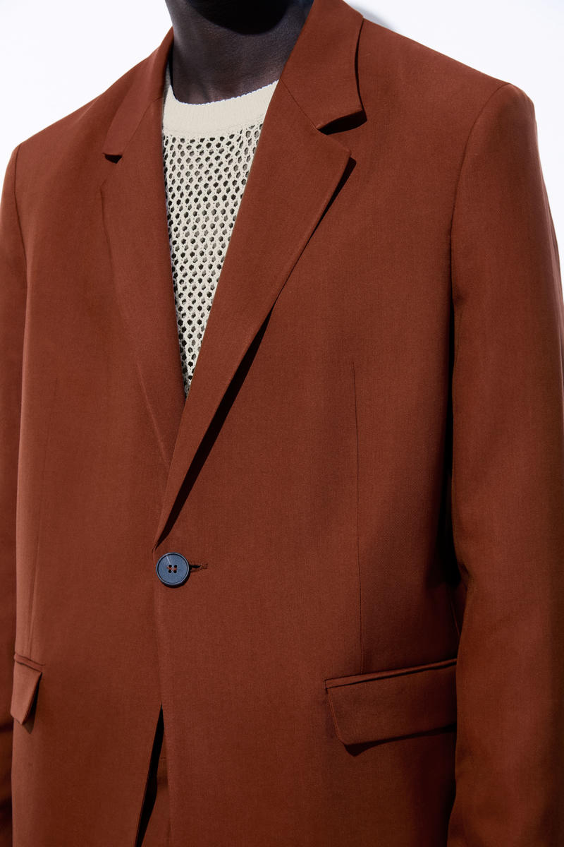 THE SINGLE-BREASTED WOOL BLAZER シングルブレストウールブレザー