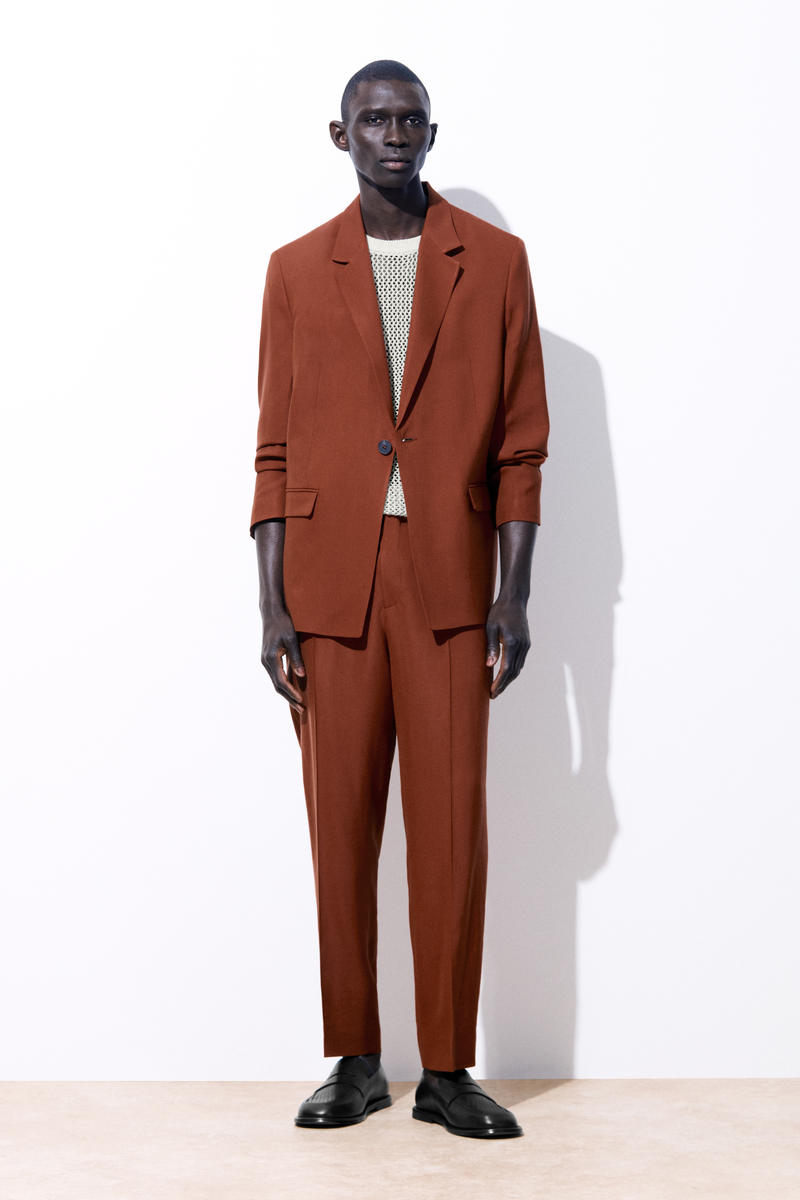 THE TAPERED WOOL SUIT TROUSERS テーパードウールスーツパンツ