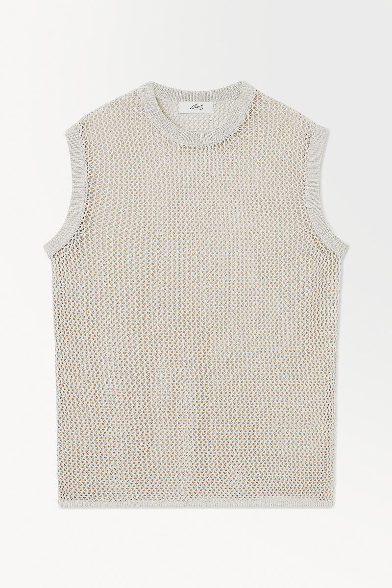 THE OVERSIZED FISHNET VEST オーバーサイズフィッシュネットベスト 