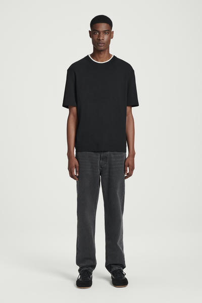 COS 半袖コットンブレンドTシャツ