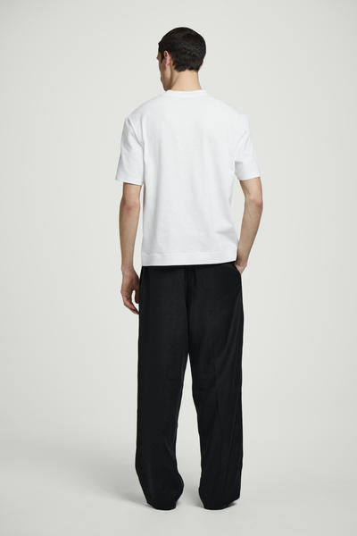 COS 半袖コットンブレンドTシャツ