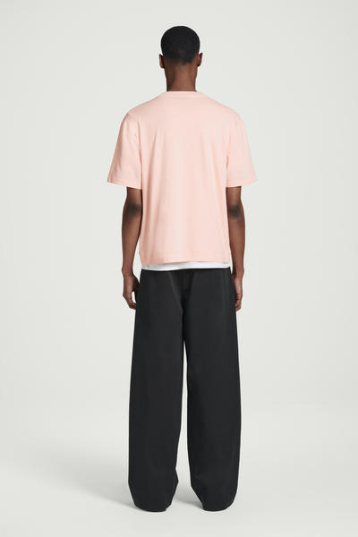 COS 半袖コットンブレンドTシャツ