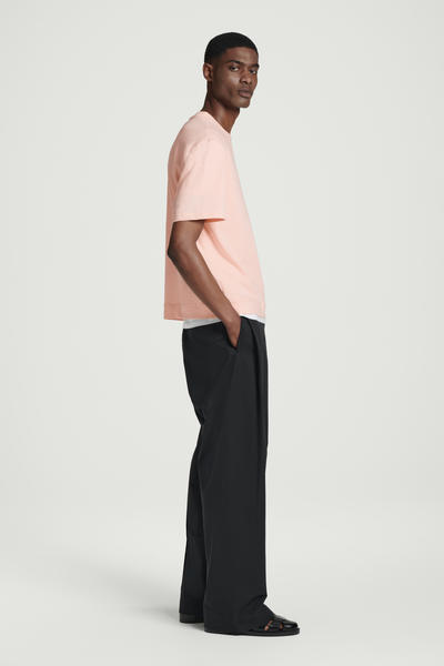 COS 半袖コットンブレンドTシャツ