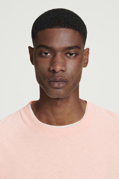 COS 半袖コットンブレンドTシャツ