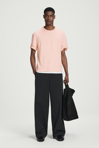 COS 半袖コットンブレンドTシャツ