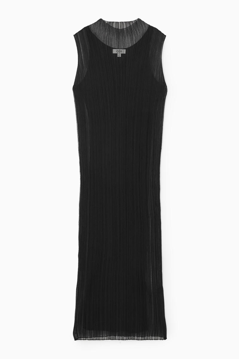SHEER PLISSE MIDI DRESS シアープリーツミディワンピース｜COS コス 