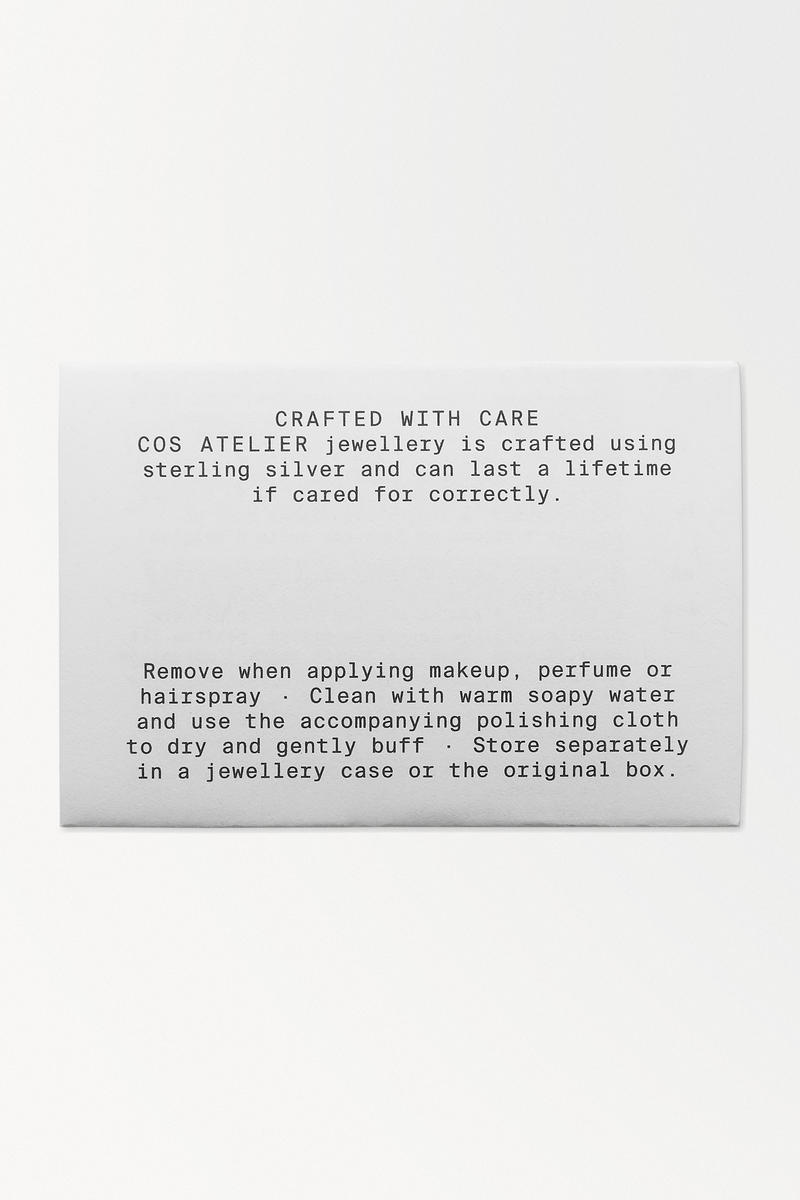 COS スターリングシルバーベルトクリップ