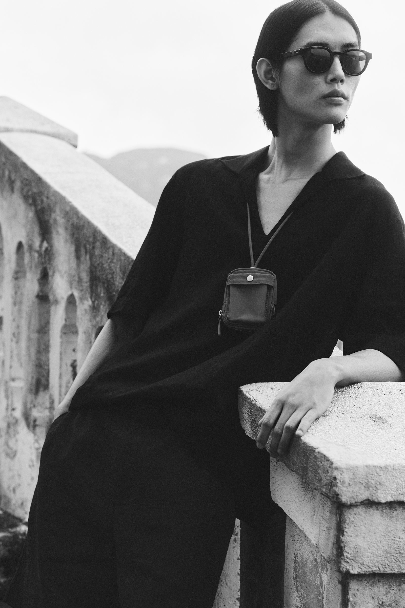 YAA!! 美品　リネンシャツコート black kujaku - Azami Shirts