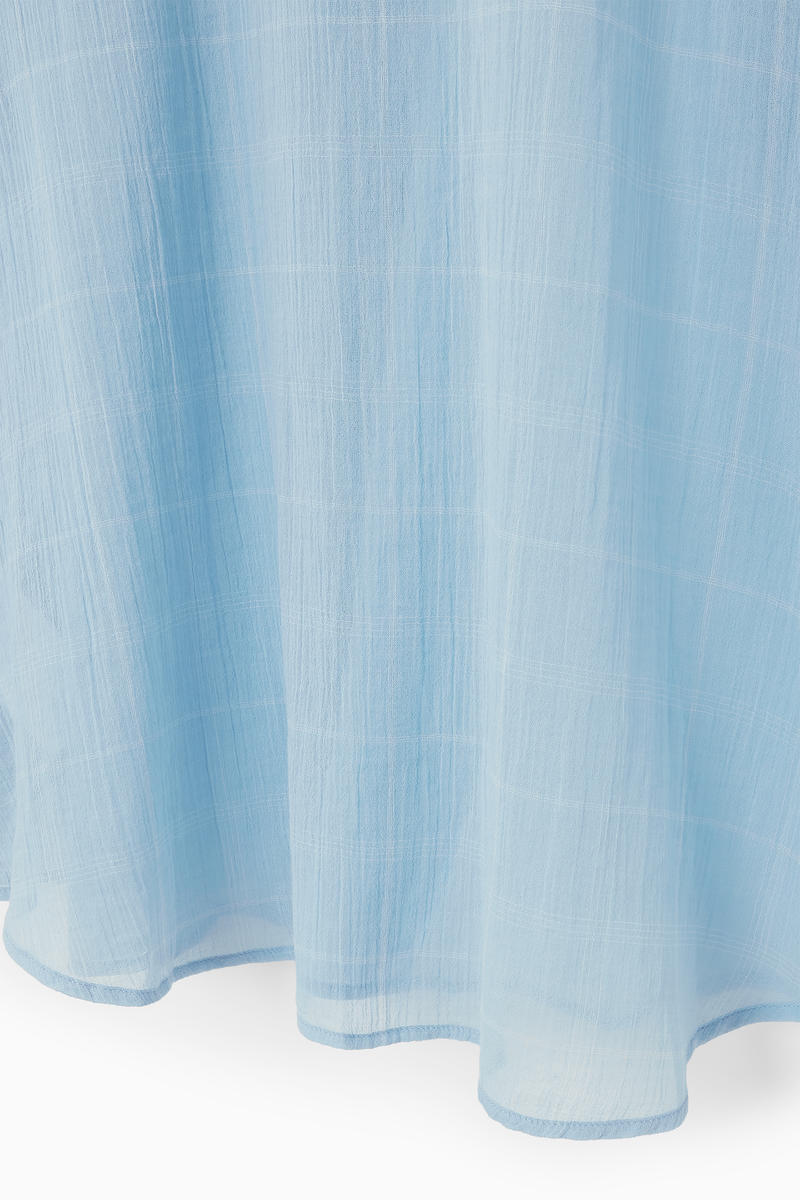 OVERSIZE SHEER CHECKED SHIRT オーバーサイズシアーチェックシャツ 