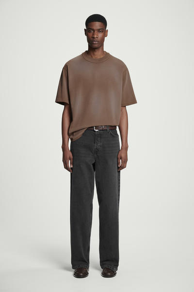 COS オーバーサイズフェードモックネックTシャツ