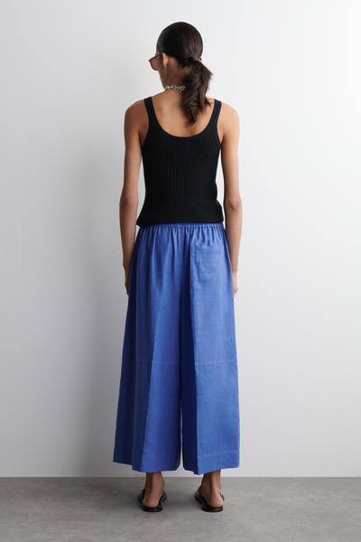 COS リネンキュロットパンツ