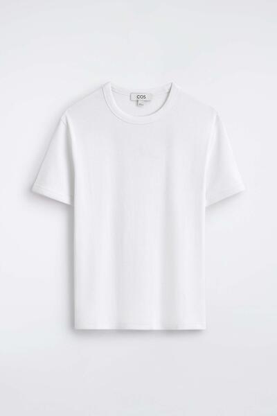COS スリムフィット リブTシャツ