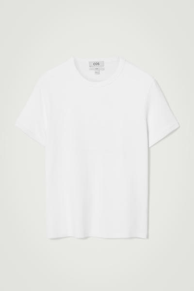 COS スリムフィットリブTシャツ