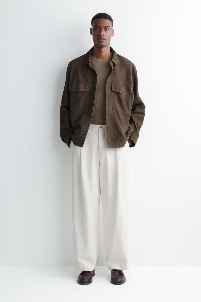 COS スリムフィットリブTシャツ