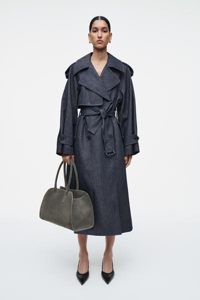 COS スモールスタジオボウリングバッグ - レザー