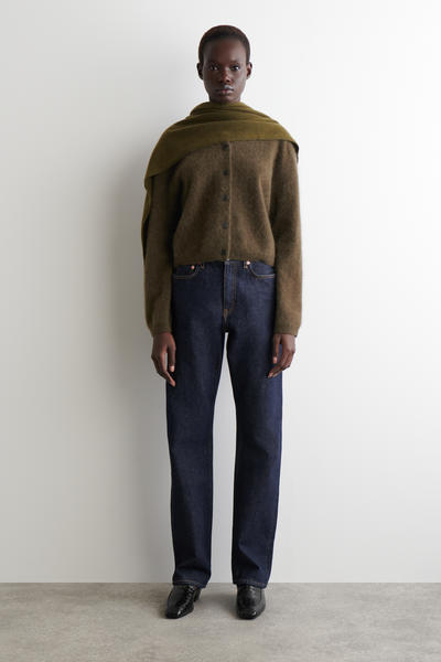 COS ピュアブラッシュドカシミヤカーディガン